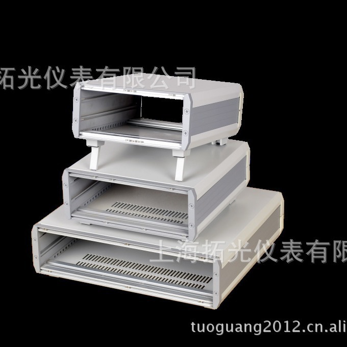 仪器仪表机箱外壳 19英寸铝合金 482.5mm机箱 2u3u4u铝合金机箱