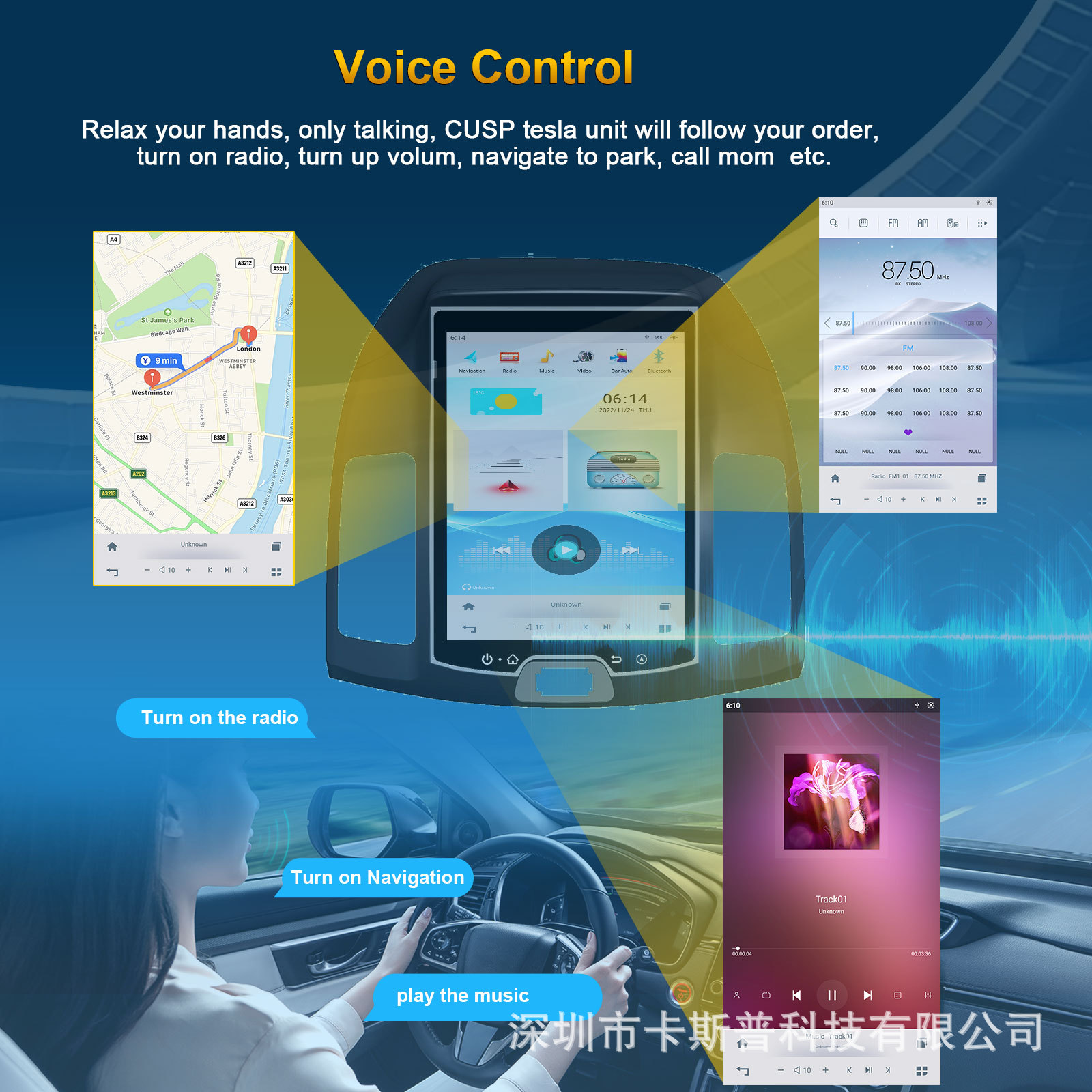10.4 inch Vertical Screen Elantra 2012- HD Car GPS Android Navigation