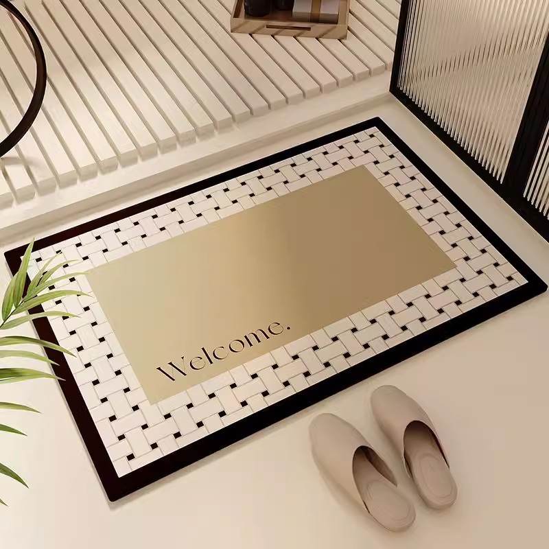 Badmat van technische stof antislip sneldrogend en absorberend_voghion.com