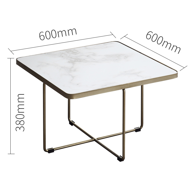 쇼트 커피 테이블/재즈 화이트/길이 60*가로 60*높이 38cm