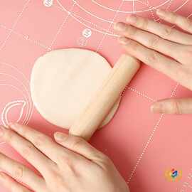 ♫现货实木擀面杖滚轴花纹家用榉木面粉棍家用烘培工具螺旋纹压面