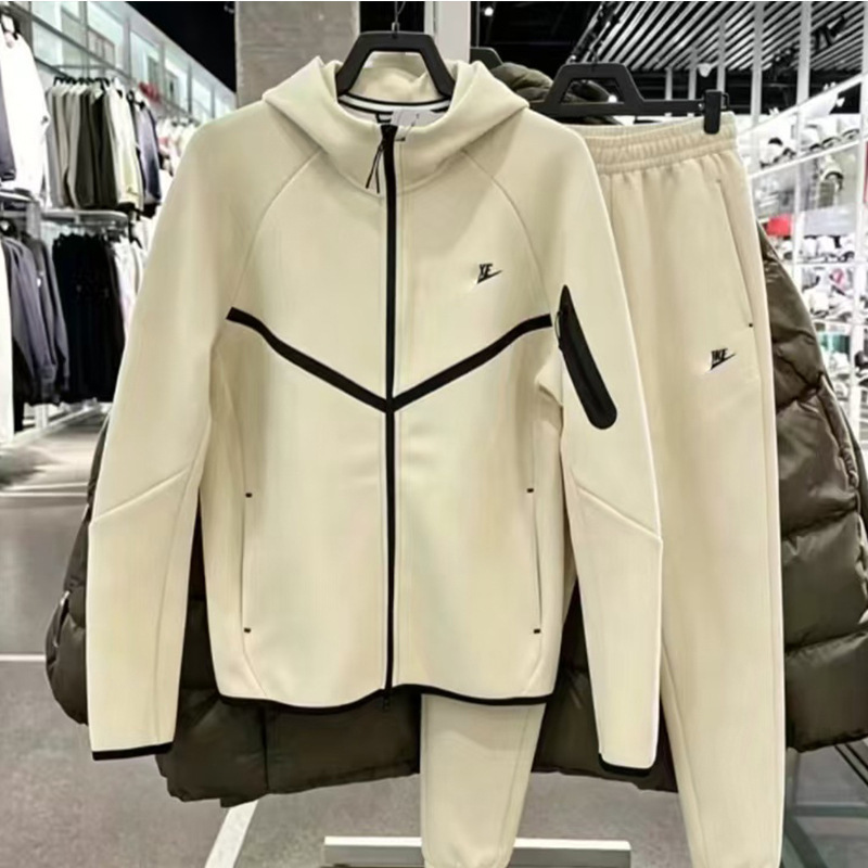 Spring and autumn men's jacket, new spring and autumn air-layer cotton knitted hooded zip-up sports casual top jacket Spring and autumn men's jacket, new spring and autumn air-layer cotton knitted hooded zip-up sports casual top jacket