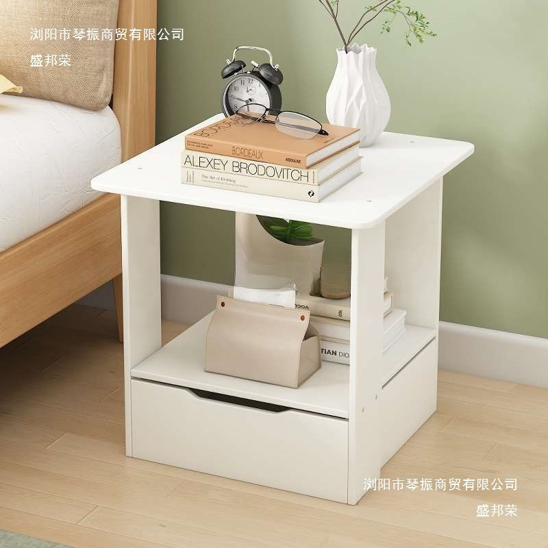 Bedside Table Simple Modern Simple Small Household Storage Cabinet Storage Cabinet Storage Rack Bedroom Rental Room