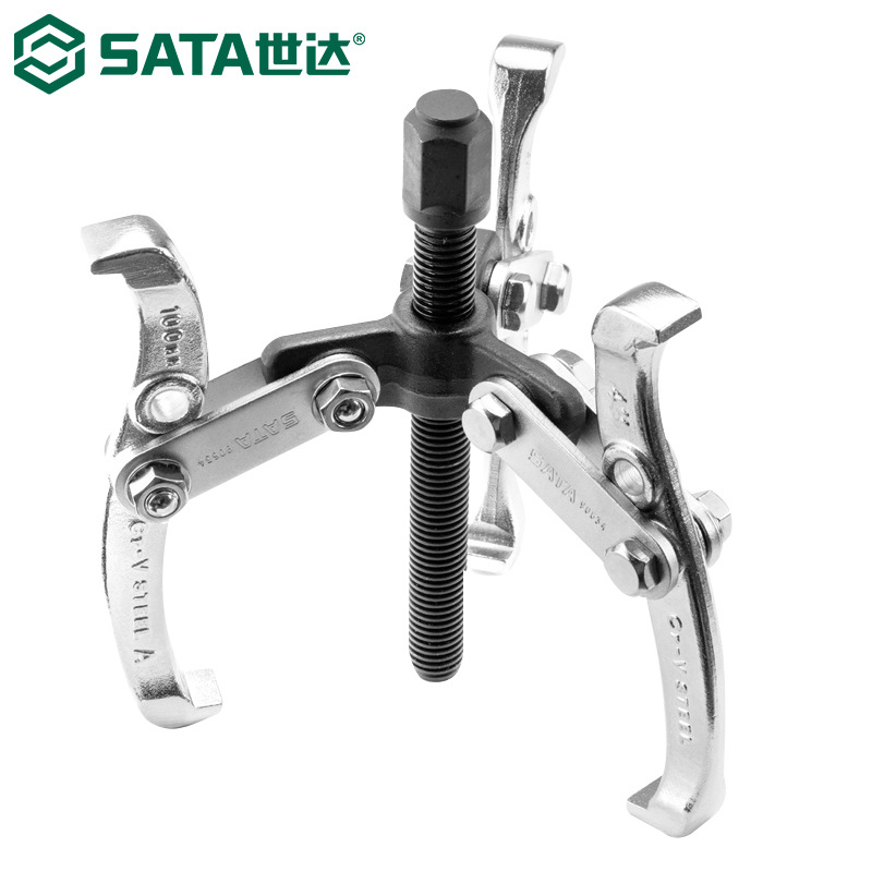 世达90634拉马三爪拉马3爪拔轮器滚珠轴承齿轮拆卸工具4英寸