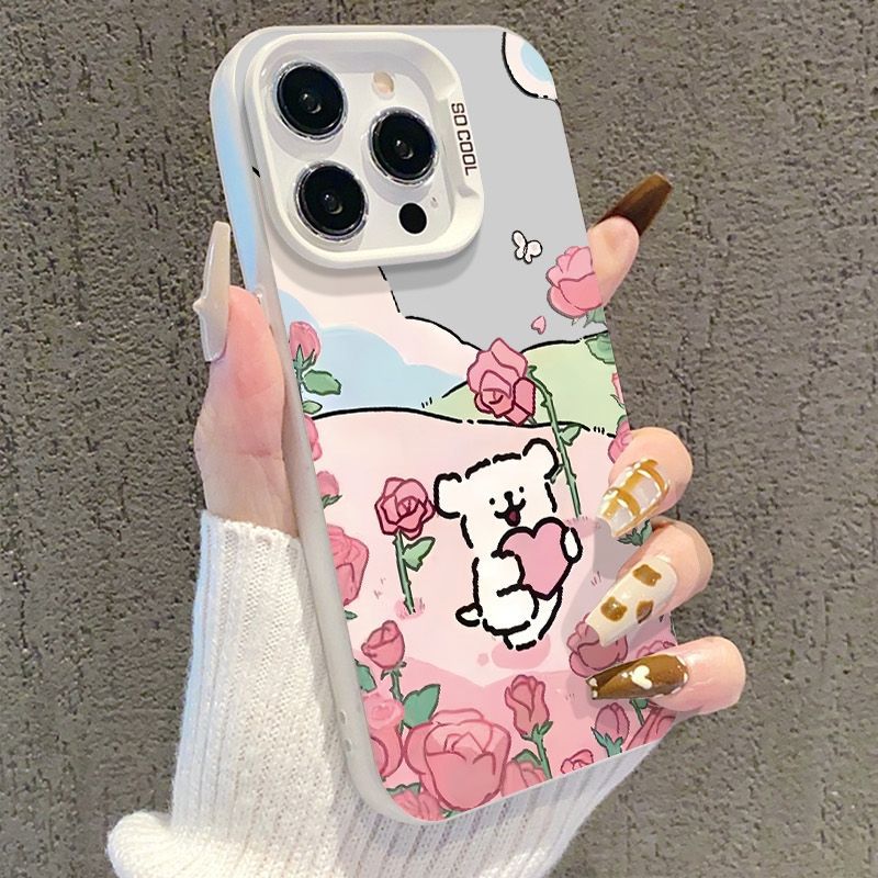 Custodia protettiva per iphone, cover trasparente antiurto_voghion.com