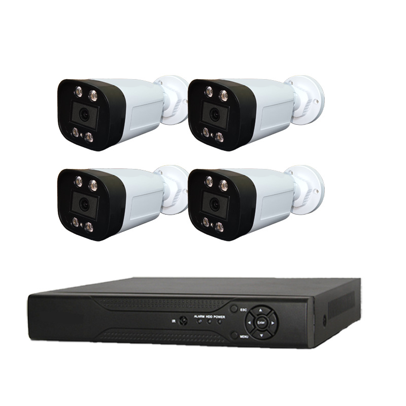 Kit de monitoreo 4 / 8 caminos de monitoreo de alta definición interior y exterior HD Full Color 2 - 5 millones de cámaras KIT