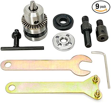 Drill Bit to Angle Grinder Accessory Cutting Polishing Grinding Conversion Connecting Rod Electric Angle Grinder Electric Tool Accessory