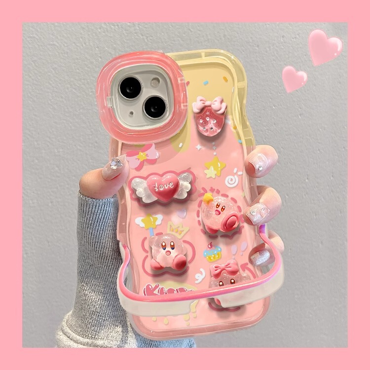 Star Kabi Doll for Apple 16 Phone Case iphone15promax Cute Drop-Resistant 14 Silicone 13 Women Star Kabi Doll for Apple 16 Phone Case iphone15promax Cute Drop-Resistant 14 Silicone 13 Women