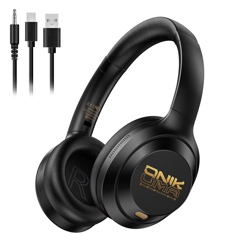 Onikuma Gt811 Wireless Bluetooth Gaming Headset, Suitable for Computers, Equipped with Detachable Microphone