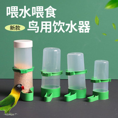 鹦鹉饮水器小鸟喝水器鸽子食槽芦丁鸡食盒喂食神器鸟用自动喂食器