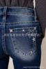 Jeans, European style, Amazon, with embroidery