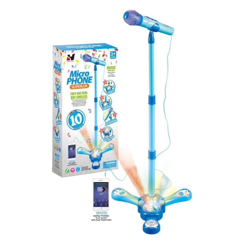 Трансграничный микрофон Double Mai Instrument Игрушка Микрофон Караоке Игрушка Подарок Концерт Пение KTV Гитара