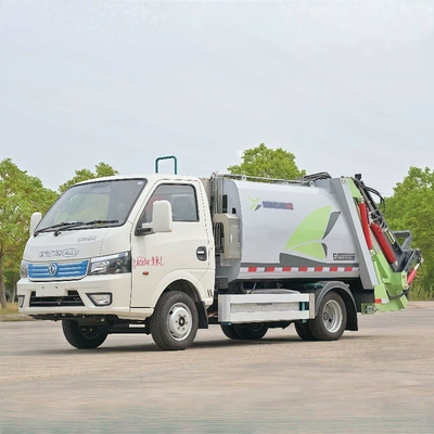 Elektrik zibil maşınları Truck 6-Cubic-Meter Garbage Truck