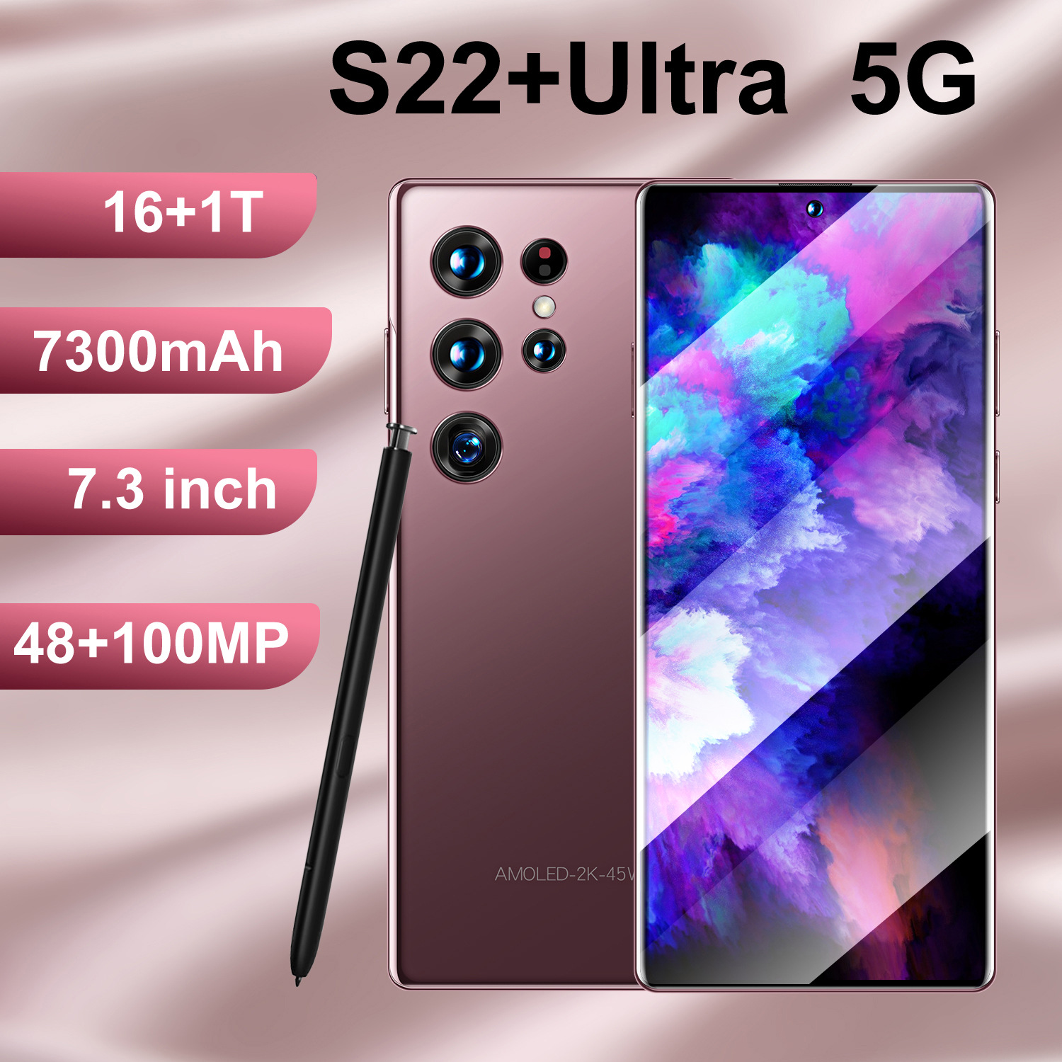 Cross-border mobile phone S22+Ultra, tru...