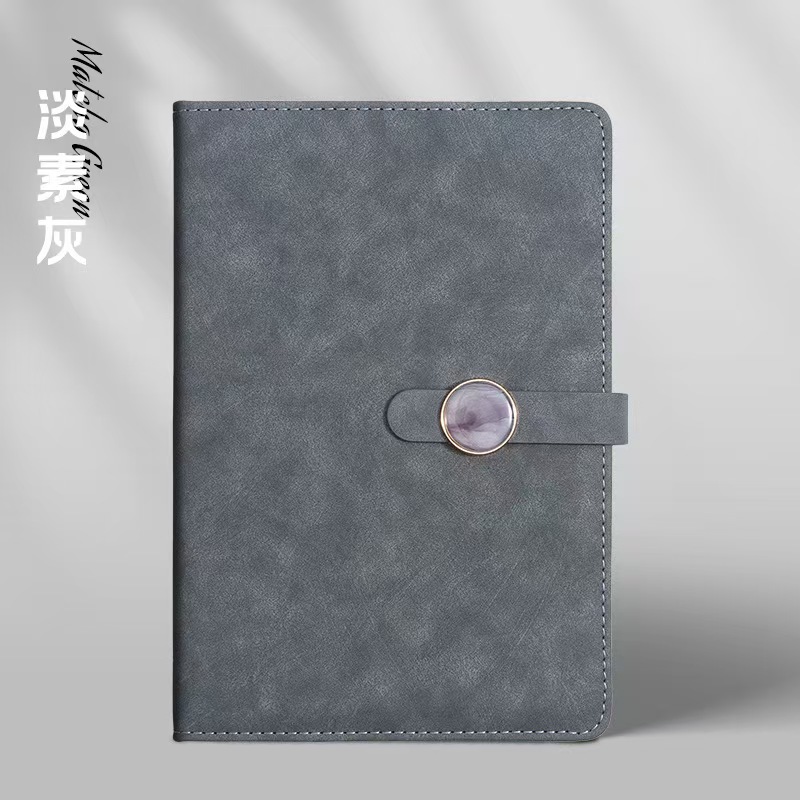 Caja de regalo de cuaderno de negocios A5 con alto valor de cara, nota de la oficina de la empresa, regalo de mano para imprimir logotipo