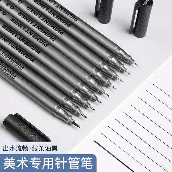 Needle-Tip Pen for Art Students, Waterproof Outlining Pen for Hand-Drawing, Architectural Drawing Pen, Anime and Cartoon Sketching Pen, Needle Pen