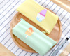 Stationery for ice cream, fruit pencil case with zipper, South Korea