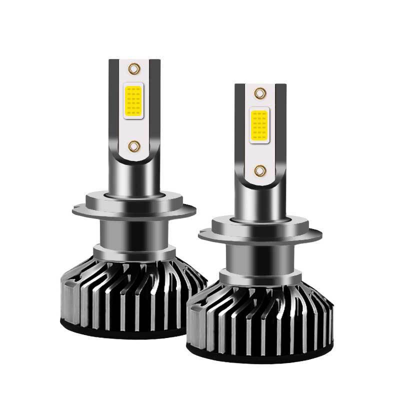 F2款COB灯珠超亮聚光汽车led H7 H4 H11 9005 50W H1 9006前大灯