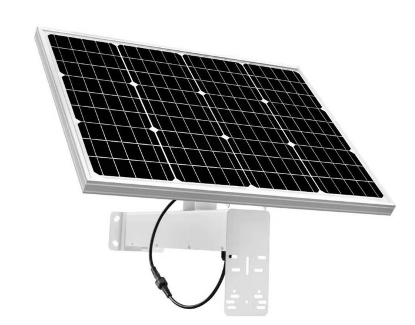 供应太阳能监控摄像头电源电池 单晶硅太阳能板20W 30W 60W