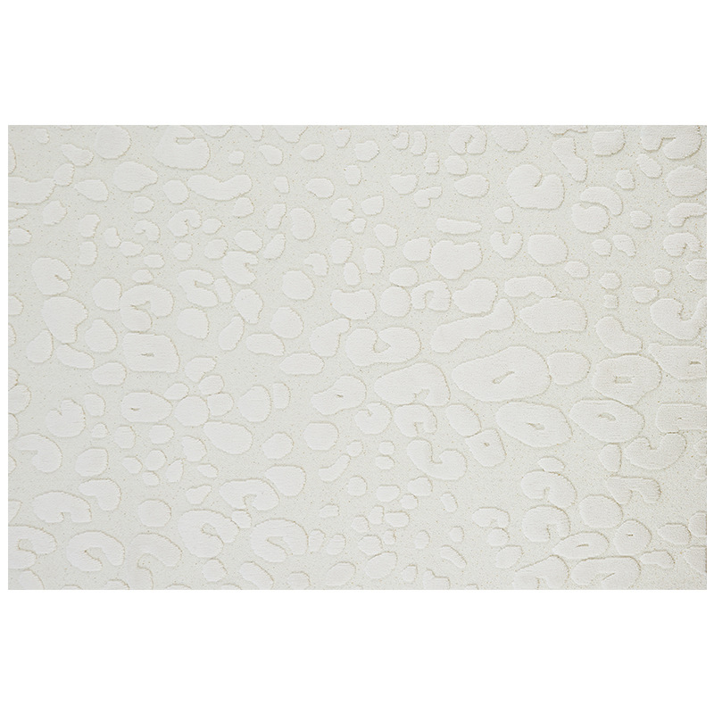 Cream viento lana mezclada alfombra sala de estar estereoscópica alta baja mano