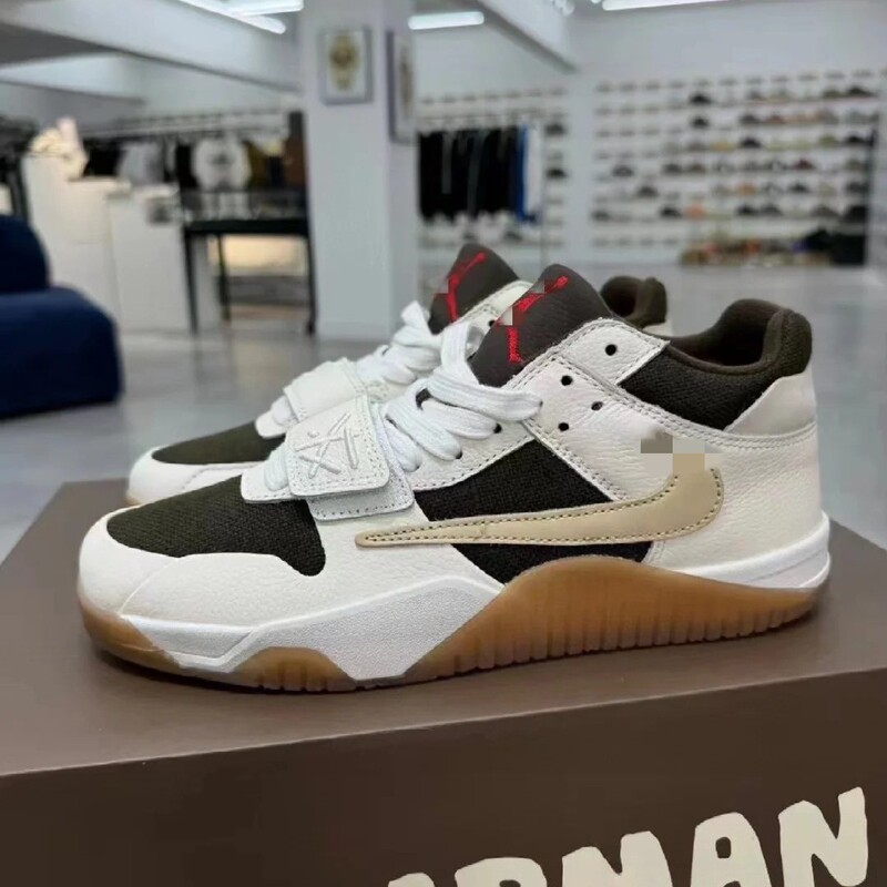 Putian Shoes Pure Original Cut the Check X Travis Scott Collaboration Men's and Women's Basketball Shoes Aj Reverse Hook Putian Shoes Pure Original Cut the Check X Travis Scott Collaboration Men's and Women's Basketball Shoes Aj Reverse Hook