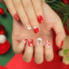 Fake nails, nail stickers for manicure for nails, ready-made product