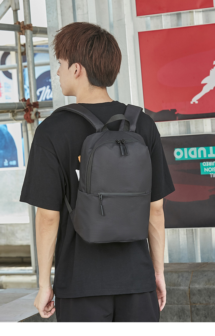 Zaino, Mini Piccolo Zaino alla moda leggero per la scuola, Zaino da viaggio casual da uomo Zaino da uomo_voghion.com