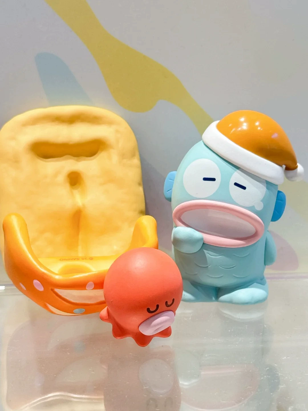 Мингчуансйй Оноин Санрио серия Happy Baking Фигурка Слепая коробка Трендовый котик уродливая рыбка украшение подарок