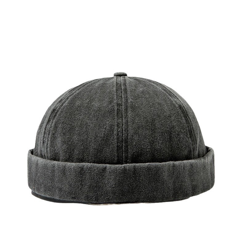 Nuevo estilo coreano retro lavado en agua para hacer viejos sombreros de piel de melón moda versátil sombreros de moda para hombres y mujeres tendencia callejera