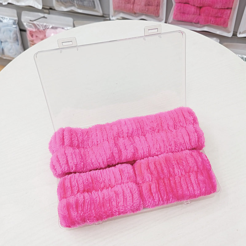 洗脸发带三件套洗漱防水防湿袖敷面膜束发带简约头带女用发捆发箍|undefined