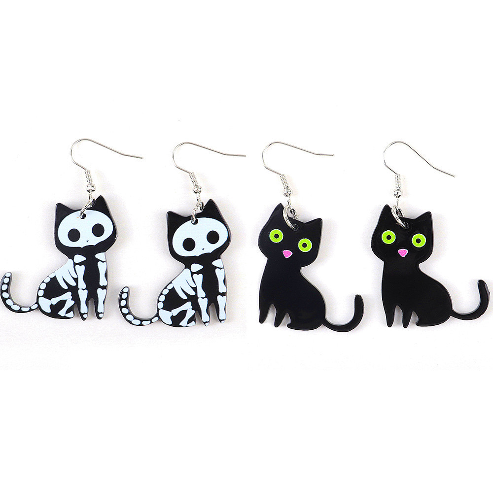 acrylic fashionable cute cartoon earrings