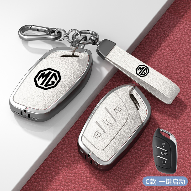 适用于MG名爵6钥匙套pro名爵5/zs/one/hs五六mg5锐腾车钥匙套扣壳|undefined