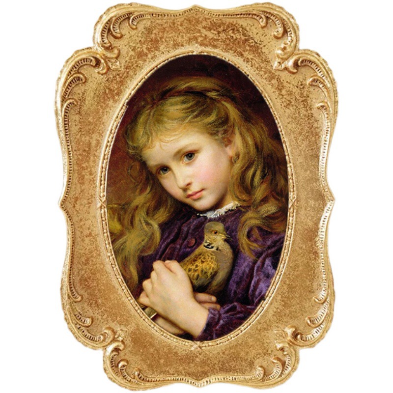 French golden wedding resin photo frame European style decorative…