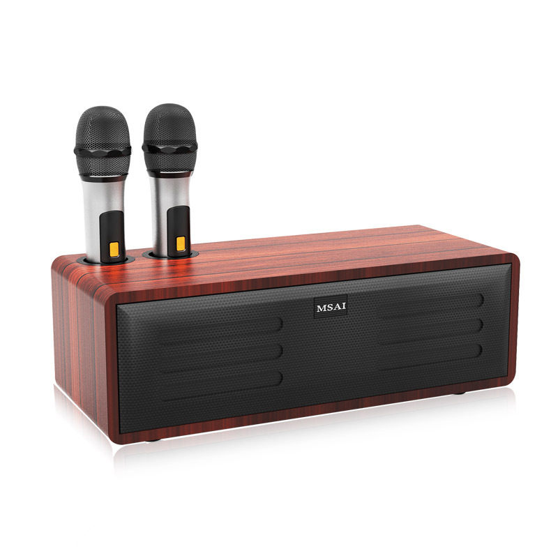 Fábrica de fuente inalámbrica jukebox doméstico ktv en un nuevo micrófono sonido k micrófono de canto