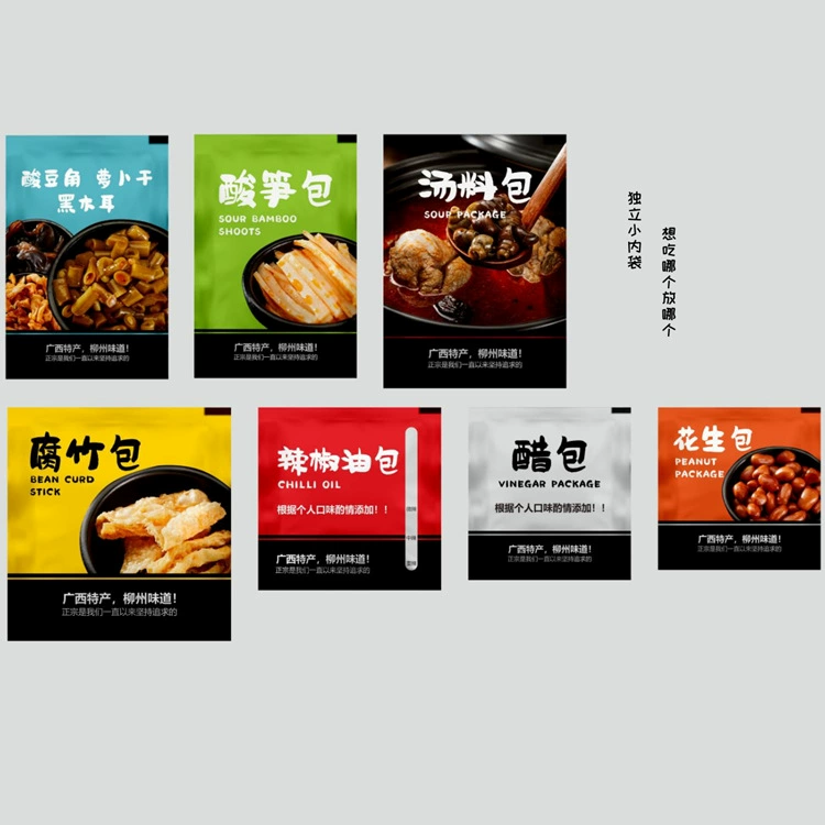 Соус для лапши с улитками из Лючжоу, специальное блюдо из Гуанси, лапша быстрого приготовления, рисовая лапша, быстрое приготовление, домашняя версия, подходит для приготовления на плите, для столовых.