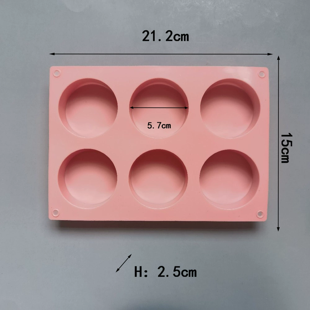 6 Langles Cylinder Small 154 Silicone Mold Cake Ice Pudding Dessert Pudding Pudding Put Baking