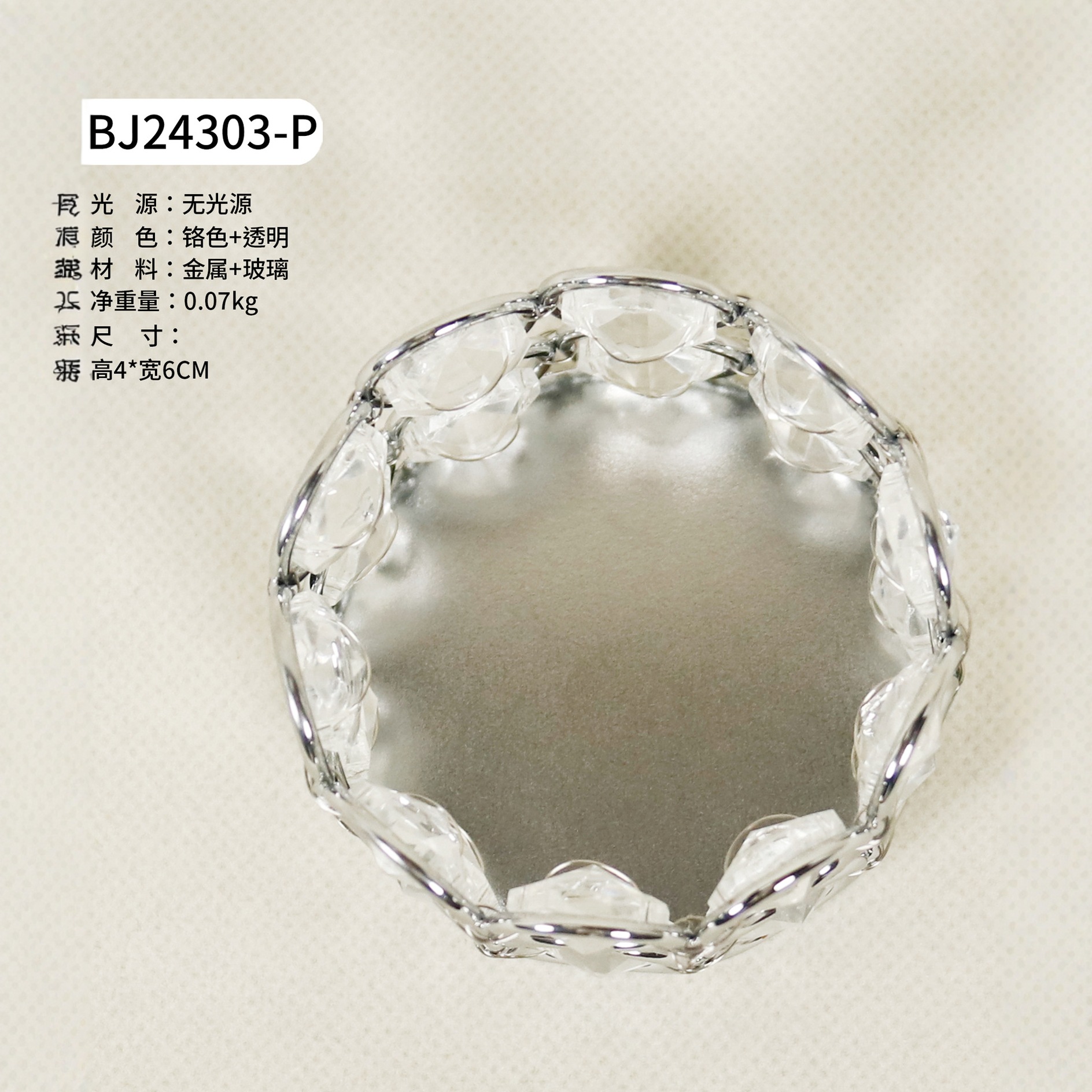 Candelaria de metal hecha a mano estilo europeo cera de cristal sala de bodas creativo hierro forjado vela cena taza de vela