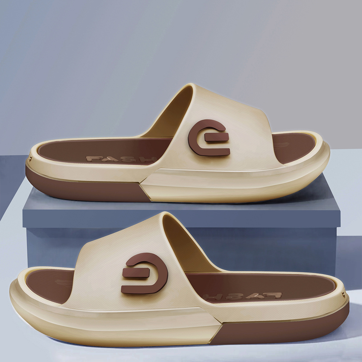 Nuevas zapatillas deportivas para hombres ropa de verano personalidad chanclas zapatillas de moda antideslizantes