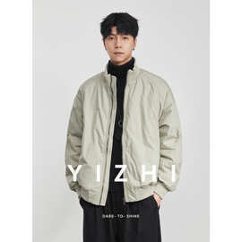 亦止『暖潮』90白鸭绒美式复古立领羽绒服冬季男保暖宽松潮牌外套