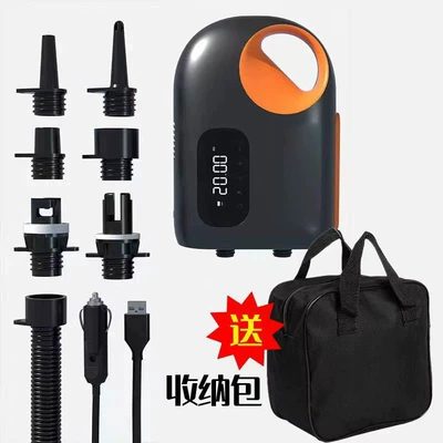 air pump new 12V high – Hava nasosu - lithium-battery-wireless-usb12v-car-cigarette-lighter-dual-use-model-comes-with-storage-bag-orange