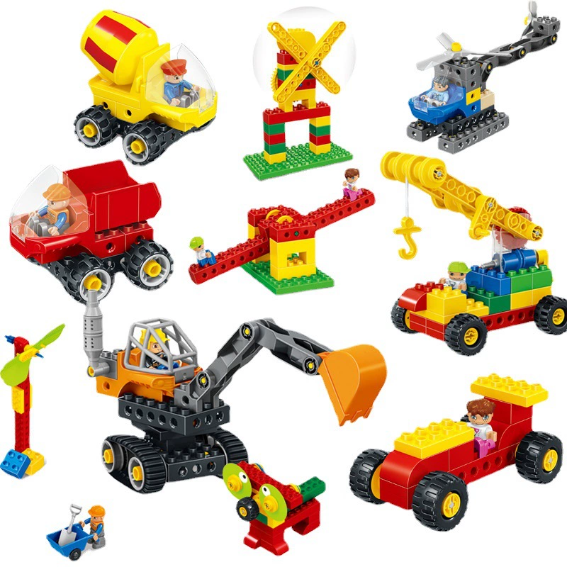 Совместимо с Ledaka Granules Building Block Machinery Gear 9656 Variety Project 45002/9076 Pipeline Training Teaching