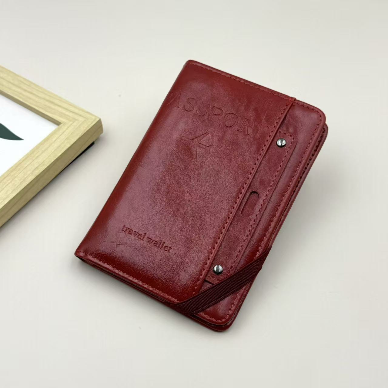 Anti-theft RFID Passport Holder Multi-functional Card Wallet Travel Document Boarding Pass Organizer Ticket Holder Travel Passport Wallet