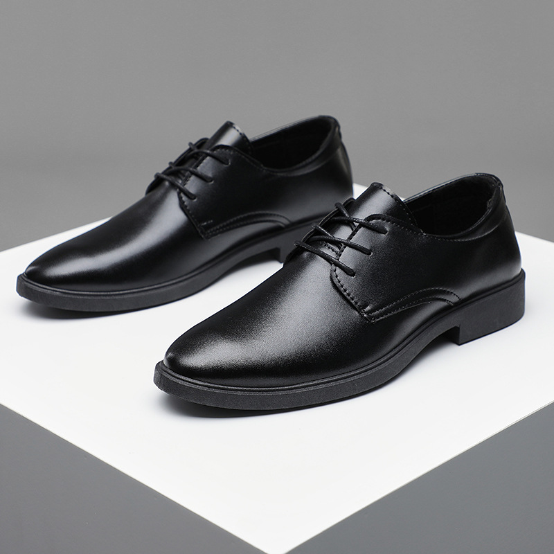 Personalizado transfronterizo de gran tamaño primavera y otoño británico casual negocios zapatos de cuero formales zapatos de hombre aumento interior zapatos individuales zapatos casuales