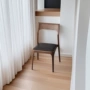 北欧酒店咖啡厅实木餐椅