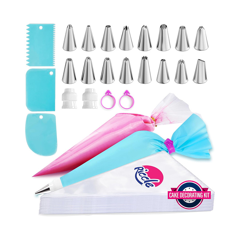 데코레이션 팁 데코레이션 백 세트 124개