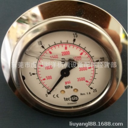 TECSIS EN837-1挖掘机 注塑机压力表 厂家 批发