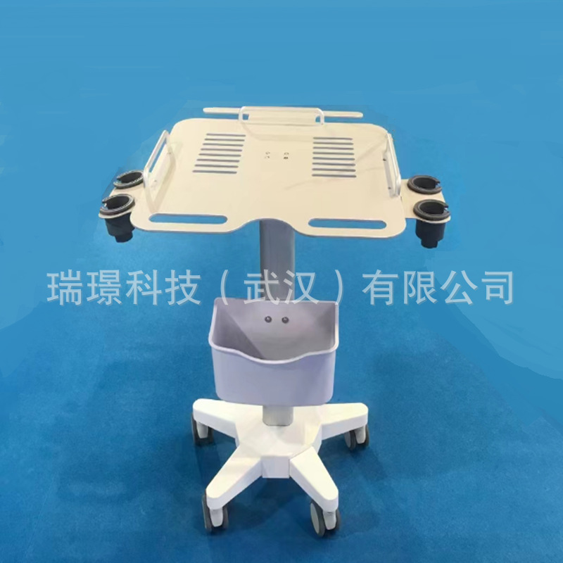 供应批发超声推车心电图机推车台车 B超静音手推车台车