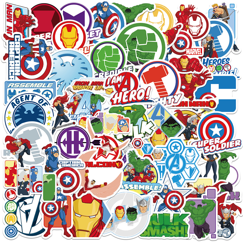 Una variedad de dibujos animados genuino película carácter pegatinas DIY equipaje refrigerador teléfono móvil pad guitarra computadora agua taza pegatinas