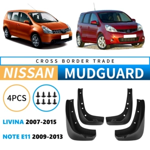 Livina 2007-2015 Nissan Note E11 2009-2013 avtomobil palçıq qoruyucusu
