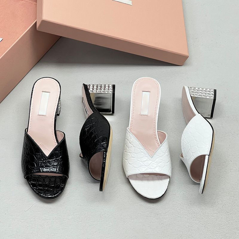 Authentic Dongguan Goods! Miu's New Sweet Style Crocodile-Patterned High Heels, Sexy and Fashionable Casual Sandals Authentic Dongguan Goods! Miu's New Sweet Style Crocodile-Patterned High Heels, Sexy and Fashionable Casual Sandals
